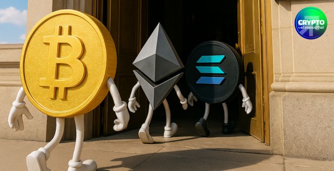 ให้พี่เดินสะดวก! เฟดยกเลิก ‘ความเสี่ยงด้านชื่อเสียง’ หนุนธนาคารจับมือคริปโทฯ ง่ายขึ้น