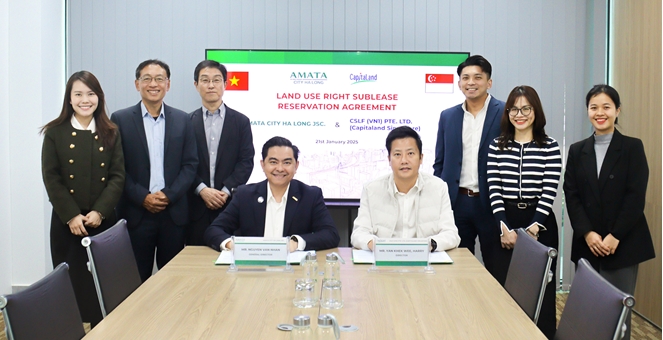 อมตะซิตี้ ฮาลอง จับมือกองทุน CapitaLand ผุดโรงงานสำเร็จรูปแห่งแรกในนิคมฯ