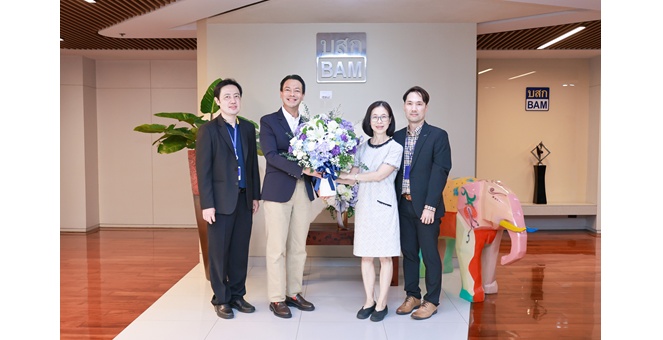 SCB ร่วมแสดงความยินดีกับตำแหน่งประธานเจ้าหน้าที่บริหาร BAM คนใหม่ พร้อมหารือความร่วมมือทางธุรกิจร่วมกัน