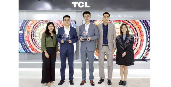 TCL ส่ง QD-Mini LED TV รุ่น C855 / C755 คว้ารางวัล “Best of The Best TV Awards 2024-2025” ตอกย้ำผู้นำด้านเทคโนโลยี ยกระดับมาตรฐานทีวีระดับพรีเมียม