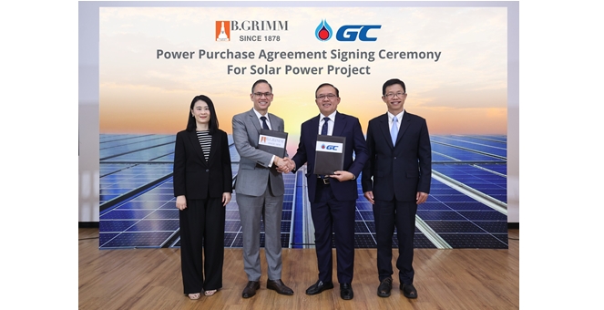 B.GRIMM POWER SMART SOLUTION ผนึก GC เดินหน้า Solar Power 8 เมกะวัตต์ ปลุกพลังงานแสงอาทิตย์ในโรงงาน ร่วมเปลี่ยนผ่านพลังงาน มุ่งสู่ Net Zero