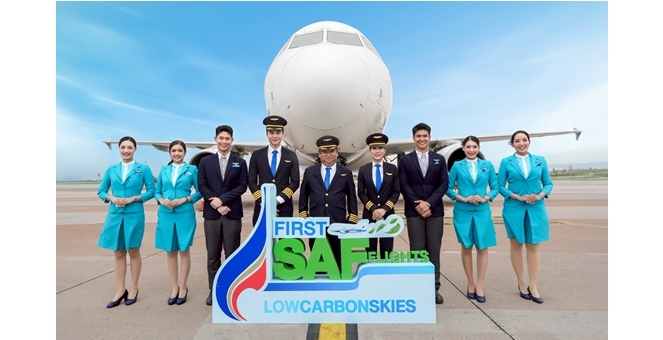 บางกอกแอร์เวย์ส ประกาศใช้เชื้อเพลิงอากาศยานแบบยั่งยืน (SAF) ในเที่ยวบินเชิงพาณิชย์อย่างเป็นทางการ