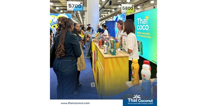 ไทย โคโคนัท “COCOCO” โชว์ศักยภาพผลิตภัณฑ์มะพร้าวไทย บุกตลาดสหรัฐฯ ร่วมงาน Summer Fancy Food Show 2025 ที่นิวยอร์ก - กระแสตอบรับล้นหลาม