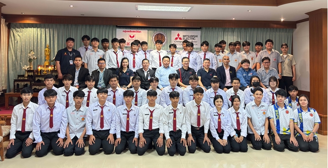 กลุ่มเหล็กสหวิริยา พัฒนาทักษะโค้ดดิ้งนักศึกษาเทคนิคบางสะพาน เปิดหลักสูตรเทคโนโลยีหุ่นยนต์และระบบอัตโนมัติ