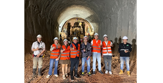 RT ต้อนรับ APM เยี่ยมชมโครงการรถไฟทางคู่ สายเด่นชัย-เชียงราย-เชียงของ ช่วงอุโมงค์แม่กา จ.พะเยา