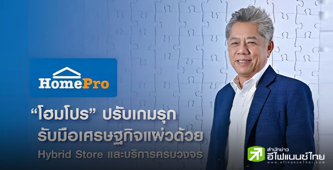 HMPRO ปรับเกมรุกครึ่งปีหลัง รับมือเศรษฐกิจแผ่ว ด้วย Hybrid Store - ยกระดับบริการครบวงจร