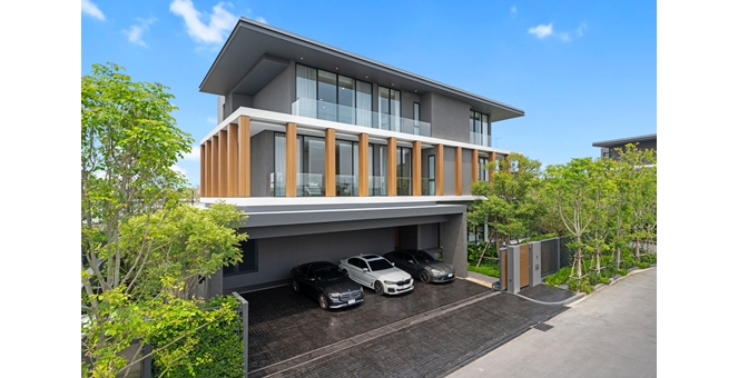 พาชม QUIET LUXURY DESIGN โครงการบ้านอิสสระ บางนา ในสไตล์ Practical Living หรูหรา เรียบง่าย ใช้ได้จริง