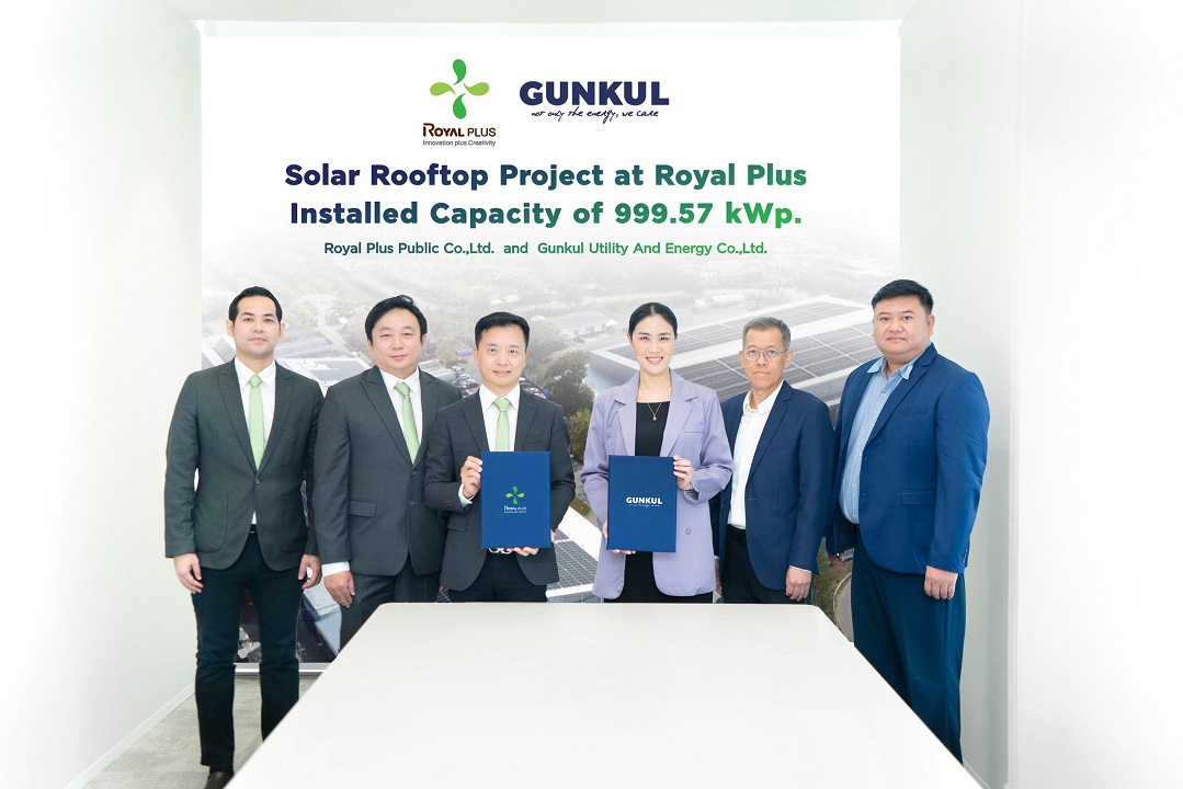 PLUS จับมือ GUNKUL เดินหน้า Solar Rooftop 1 เมกะวัตต์ ดันอุตสาหกรรมเครื่องดื่มไทยสู่ Net Zero อย่างเป็นรูปธรรม