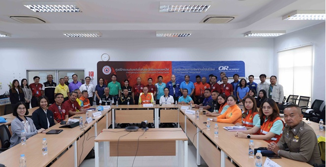 OR ผนึกกำลังพันธมิตร ฝึกซ้อมรับมืออัคคีภัยระดับจังหวัด เสริมศักยภาพด้วยระบบ ICS สร้างความมั่นใจให้ชุมชน