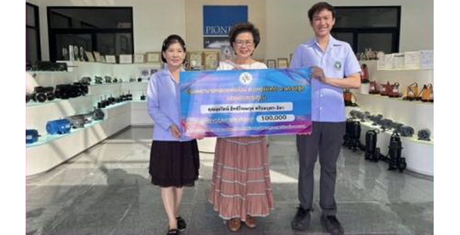 PIMO-ไพโม่  บริจาคเงินสมทบทุนให้กับโรงพยาบาลหลวงพ่อเปิ่น จ.นครปฐม