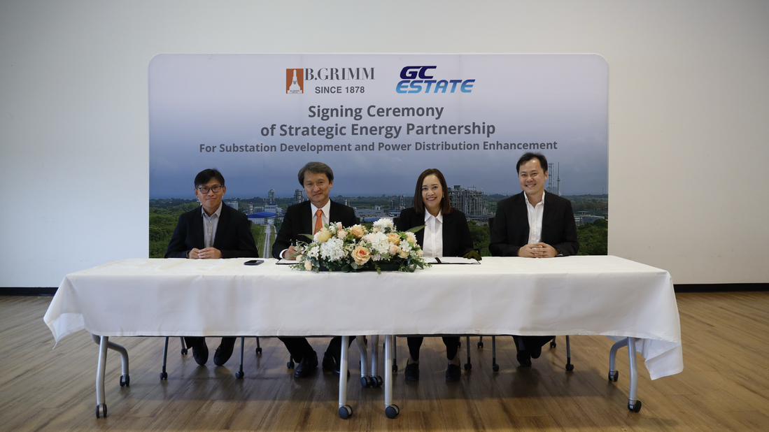 “บี.กริม เพาเวอร์” ร่วมกับ “GC Estate” ลงนามสัญญาเช่าที่ดินระยะยาว