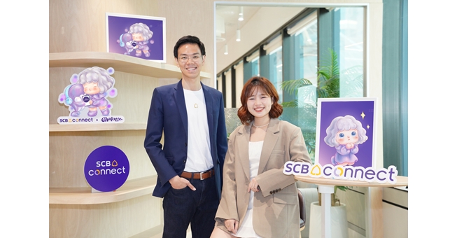 SCB คอลแลบศิลปินไทย `Mackcha` เปิดตัวสติกเกอร์ไลน์ “SCB Connect x Chalotte” สุดเอ็กซ์คลูซีฟ พร้อมส่งคาแรกเตอร์ใหม่ Chalotte & Whalebot เพื่อน AI ที่อยู่เคียงข้างคุณทุกโมเมนต์