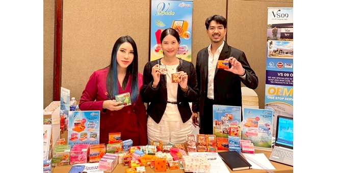 โรดโชว์ผลิตภัณฑ์สบู่วิภาดา ในงานแสดงสินค้าที่เวียดนาม