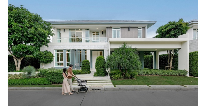 แลนด์ แอนด์ เฮ้าส์ แนะนำแบบบ้านซีรีส์ใหม่ “Santir” ที่โครงการมัณฑนา ราชพฤกษ์-นครอินทร์