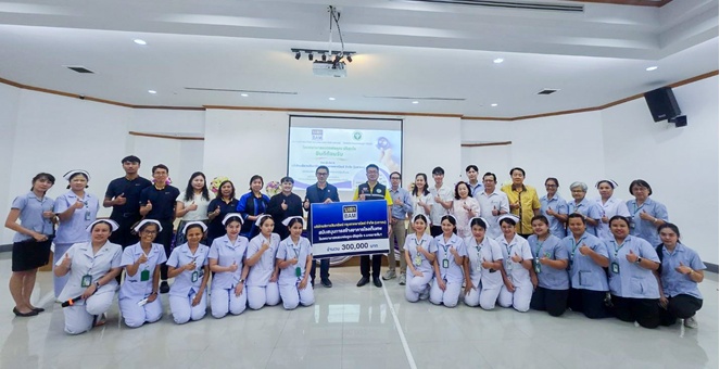 BAM สมทบทุนสร้างอาคารโรงเก็บศพ โรงพยาบาลหลวงพ่อคูณ ปริสุทฺโธ จังหวัดนครราชสีมา