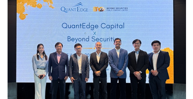 บล.บียอนด์ จับมือ QuantEdge Capital และ ICHAM จากสิงคโปร์ เปิดเวทีแบ่งปัน “กลยุทธ์การลงทุนเชิงปริมาณอย่างเป็นระบบ”