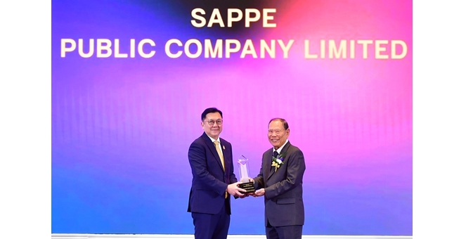 SAPPE คว้ารางวัล Prime Minister’s Export Award 2025 ต่อเนื่อง 3 ปีซ้อน โดยปีนี้ได้รับรางวัลสาขาสินค้าฮาลาลยอดเยี่ยม ตอกย้ำศักยภาพแบรนด์ไทยบนเวทีโลก พร้อมขับเคลื่อนด้วยมาตรฐานสากลและการพัฒนาอย่างยั่งยืน