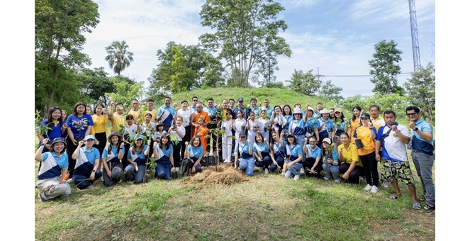 กรุงไทยสานต่อโครงการ “กรุงไทยรักชุมชน” รวมพลังจิตอาสา ปลูกต้นไม้ในสวนธรรม ถวายเป็นพระราชกุศลแด่พระบาทสมเด็จพระเจ้าอยู่หัว