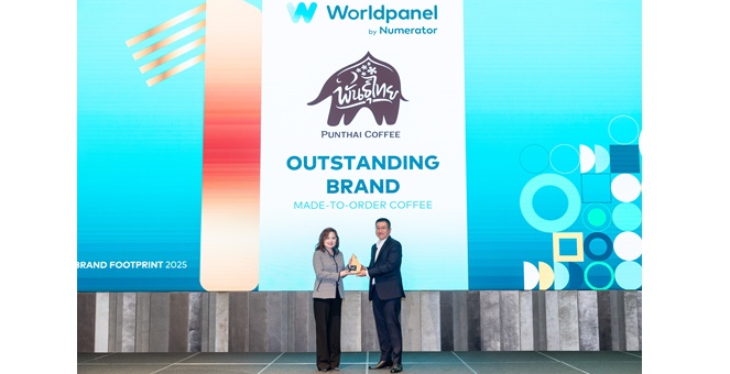พันธุ์ไทย คว้ารางวัล Top Outstanding Brand ในหมวด Made-To-Order Coffee จากเวที Thailand Brand Footprint 2025