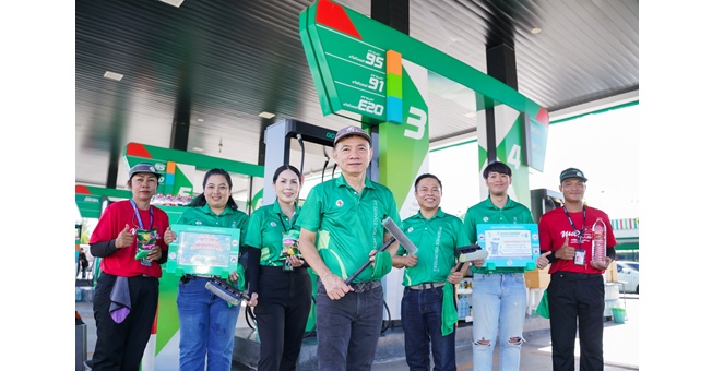 PTG ส่ง `PT Service Volunteer` บริการเติมสุขถึงมือลูกค้า