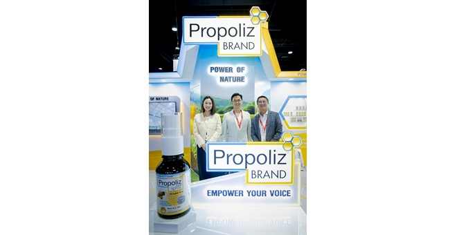 TMAN ร่วมงาน Vitafoods Asia 2025 โชว์ศักยภาพแบรนด์ “Propoliz” สู่เวทีโลก เปิดนวัตกรรมสารสกัดโพรโพลิซ คอนเซปต์ “Power of Nature”
