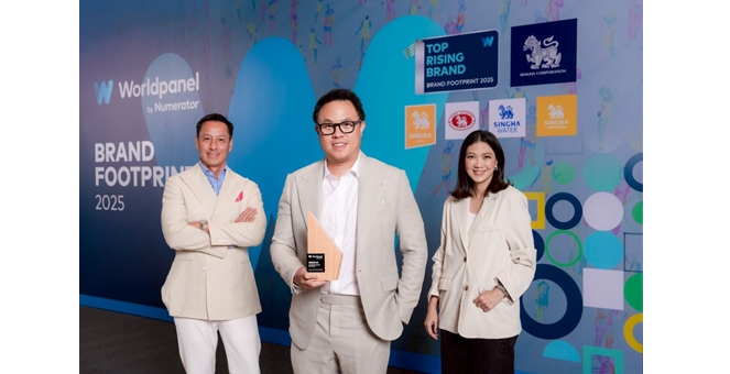 “สิงห์ฯ” คว้าสุดยอดแบรนด์ที่ผู้บริโภคเลือกซื้อเติบโตสูงสุด “Top Rising Brand` เวที Brand Footprint Awards 2025 สะท้อนความเชื่อมั่นผู้บริโภค