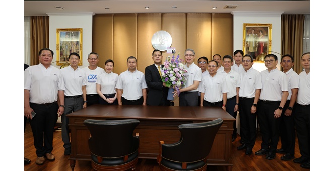 SME D Bank เข้าแสดงความยินดี ‘รมว.อุตสาหกรรม-รมช.อุตสาหกรรม’ เนื่องในโอกาสเข้ารับตำแหน่งและเข้าปฏิบัติหน้าที่อย่างเป็นทางการ