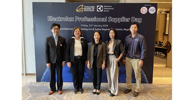 WHA Group ผนึกพันธมิตรจัดงาน “Electrolux Professional Sourcing Day” ตอกย้ำความเชื่อมั่นบริษัทชั้นนำระดับโลก เลือกใช้ซัพพลายเชนไทยเพื่อการผลิตส่งออก